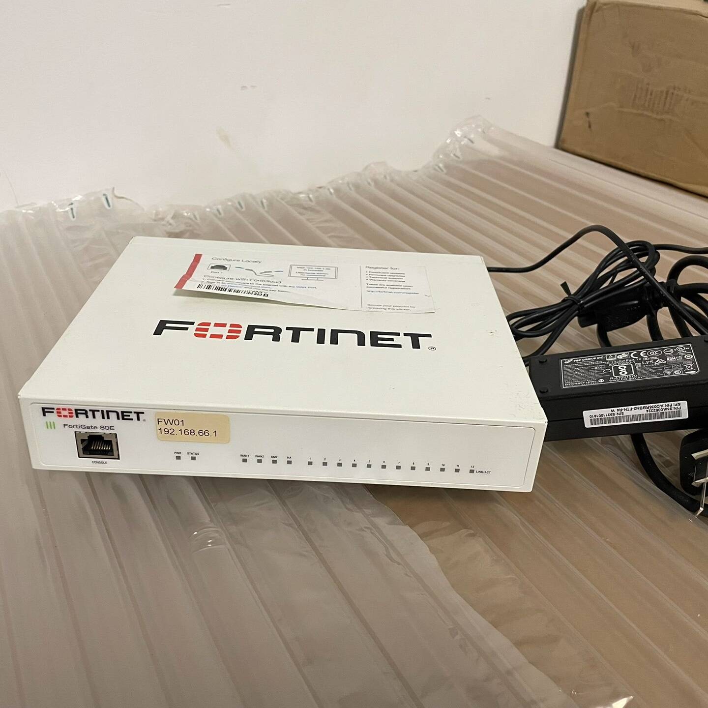 飞塔FortiGate FG-80E  12千兆议价 也可为维修！！