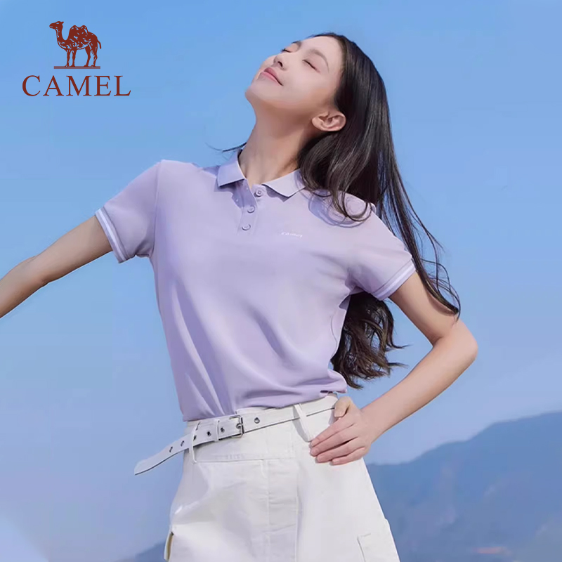 骆驼运动POLO衫短袖T恤网球服