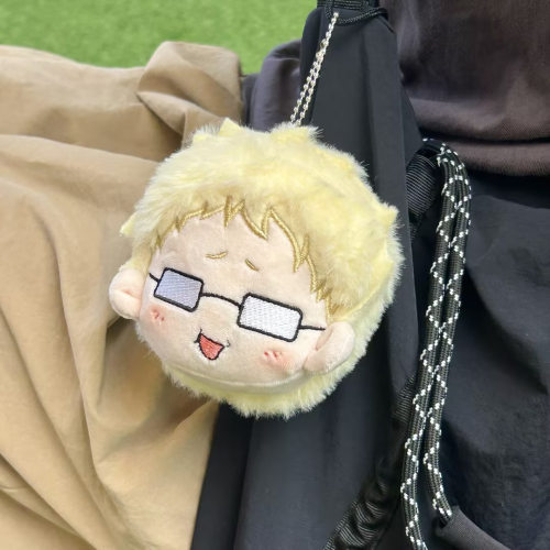 现货排球少年动漫周边批发玩偶月月毛绒挂件棉花娃娃月岛莹团子