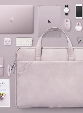 笔记本电脑包14寸手提适用苹果macbookair15联想小新pro16华为matebook14s女air13男thinkbook惠普15.6内胆包