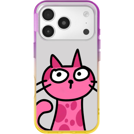 可爱卡通iPhone手机壳贝贝渐变彩色磁吸壳萌系少女保护套