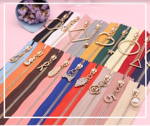 纯铜3号金属闭尾拉链连衣裙后背拉锁衣服手工diy包包拉链配件拉索