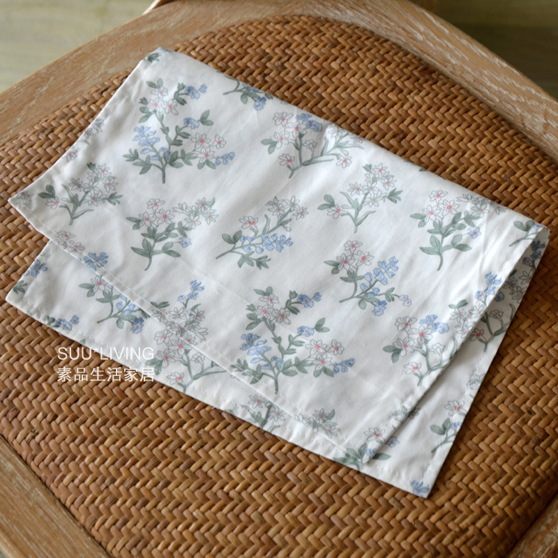 法式田园小清新碎花餐垫餐巾纯棉