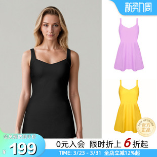 BIKINIHI女士裙式 连体泳衣微胖保守收腰遮臀显瘦抗氯防晒温泉度假