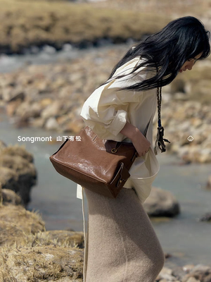 songmont山下有松 牛皮单肩斜挎包专柜正品国内代购B24XJ29401