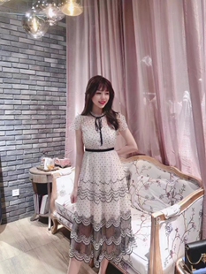 复古连衣裙 2020夏款 MAXRIENY 专柜国内代购