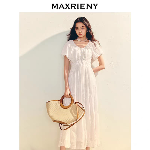 MAXRIENY 国内专柜正品代购2028夏款连衣裙MU86DR003