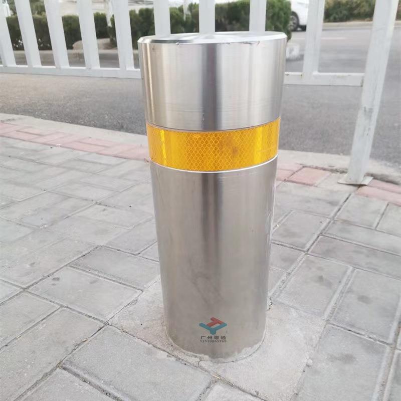 不锈钢防撞柱304不锈钢止车柱反光警示柱挡车桩路桩工厂优惠