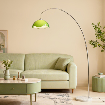 中古风钓鱼灯落地灯法式复古卧室客厅沙发旁边书房立式台灯高级感