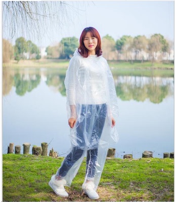 一次性雨衣雨裤成人儿童户外便携旅游漂流徒步分体套装男女通用