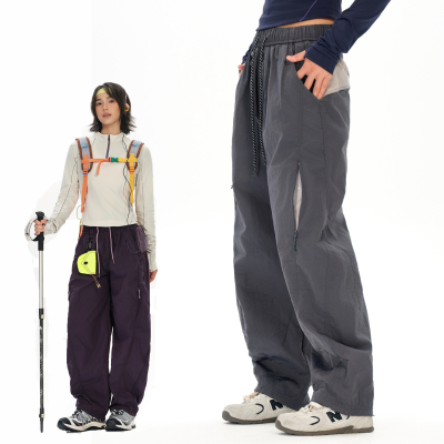 <山野系列>宽松休闲登山工装裤女