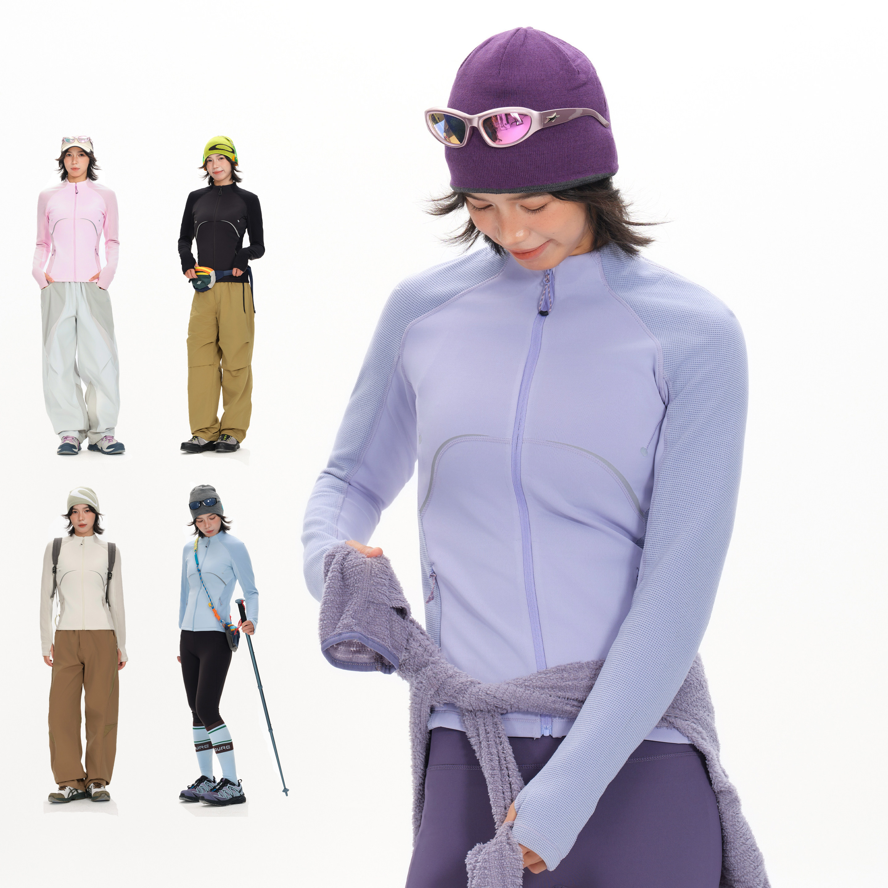 面包与好天气秋冬户外短款运动外套女款保暖速干骑行修身显瘦上衣,女装/女士精品,短外套,淘宝优惠券,粉丝福利购,淘宝优惠卷