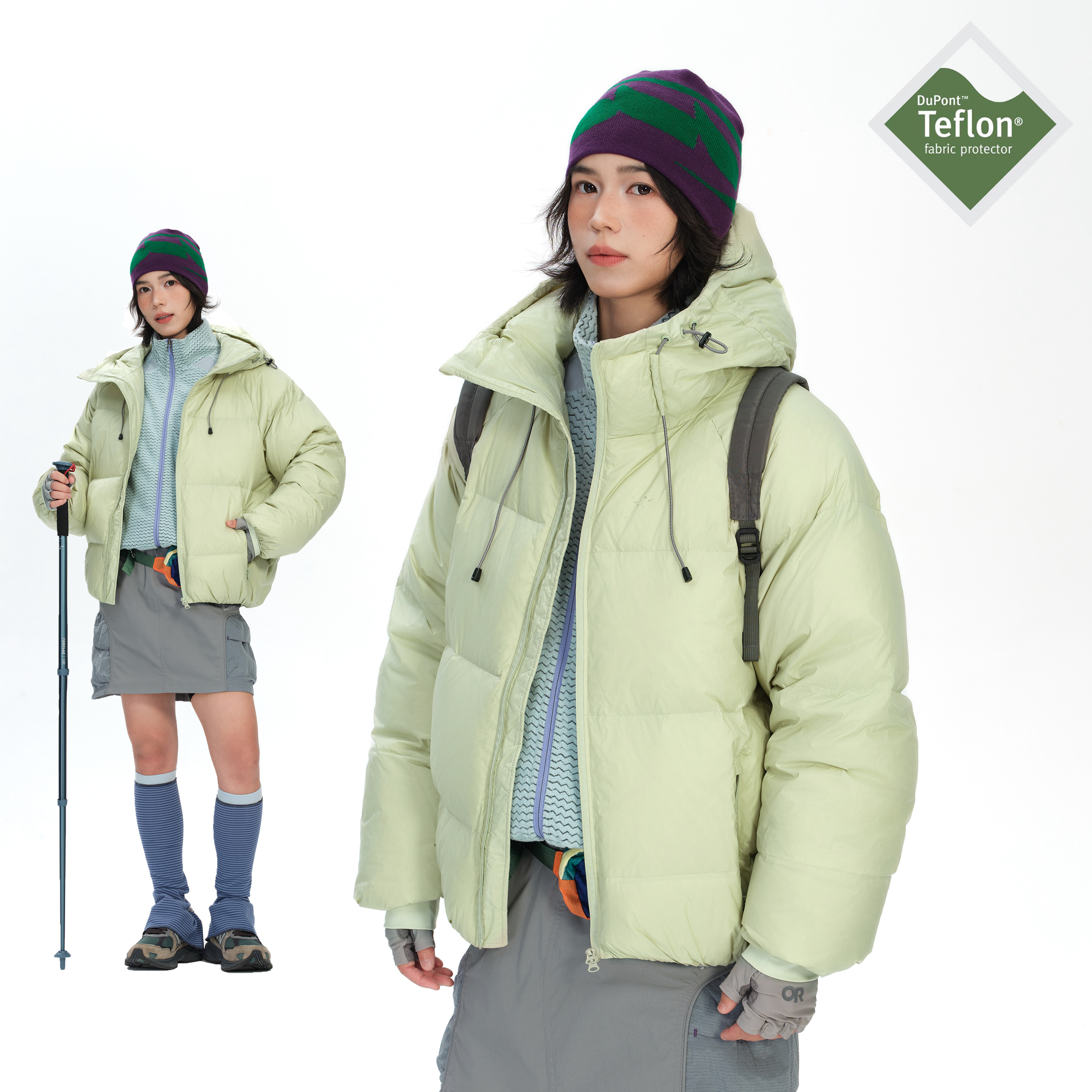 <雪羽系列>户外三防羽绒服男女款