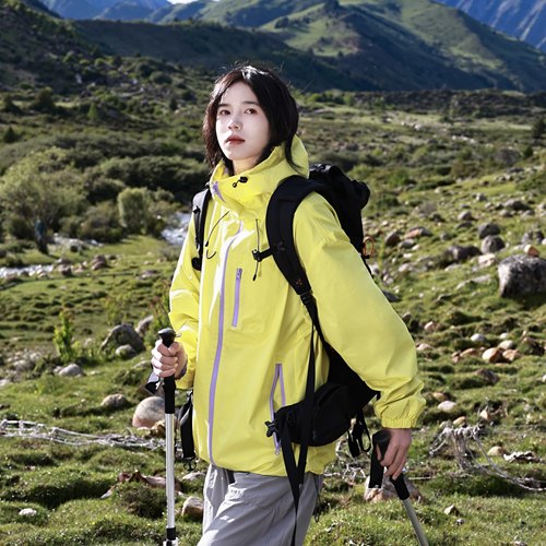 川西新疆出片冲锋衣外套夹克男女