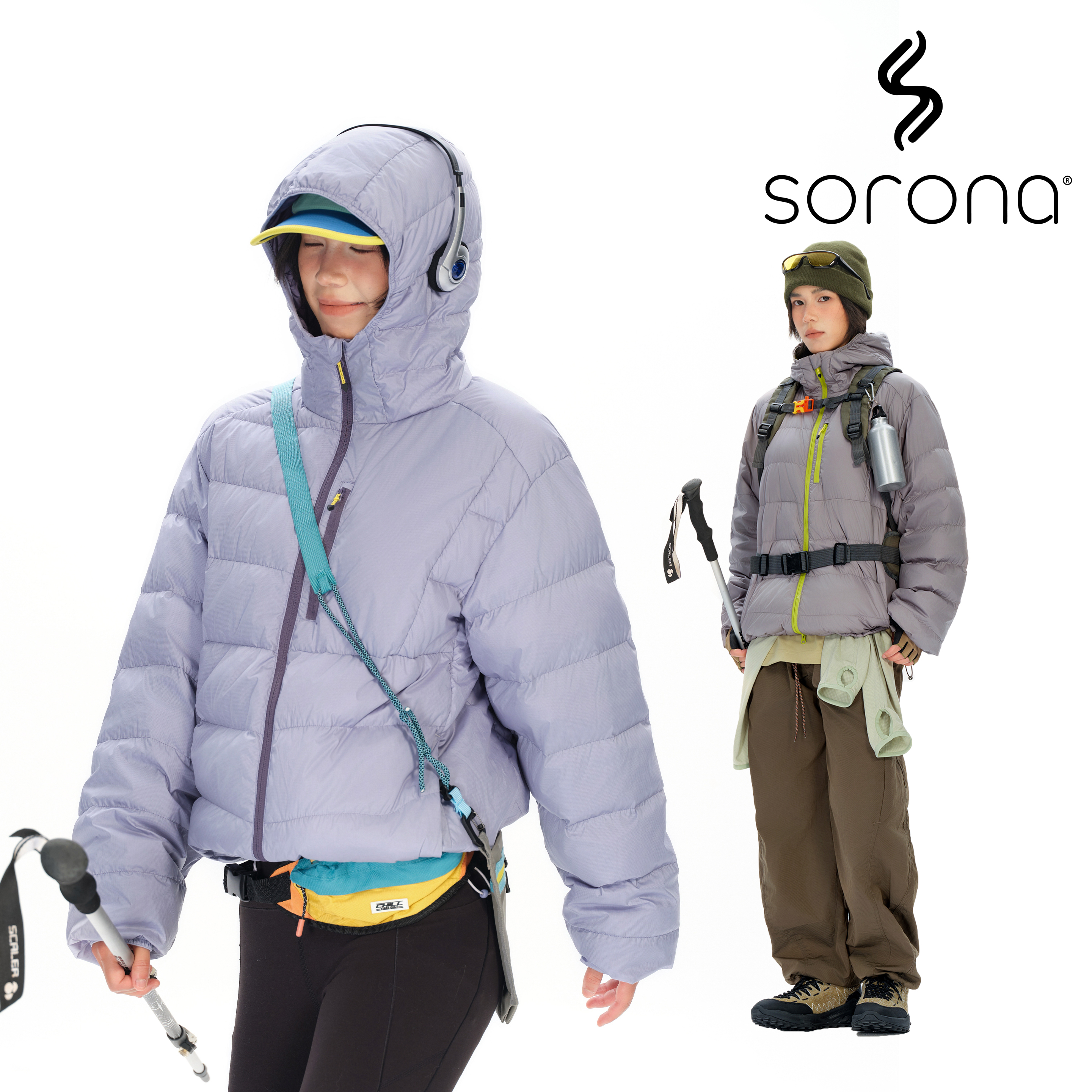 <雪羽系列>户外轻量化羽绒服男女
