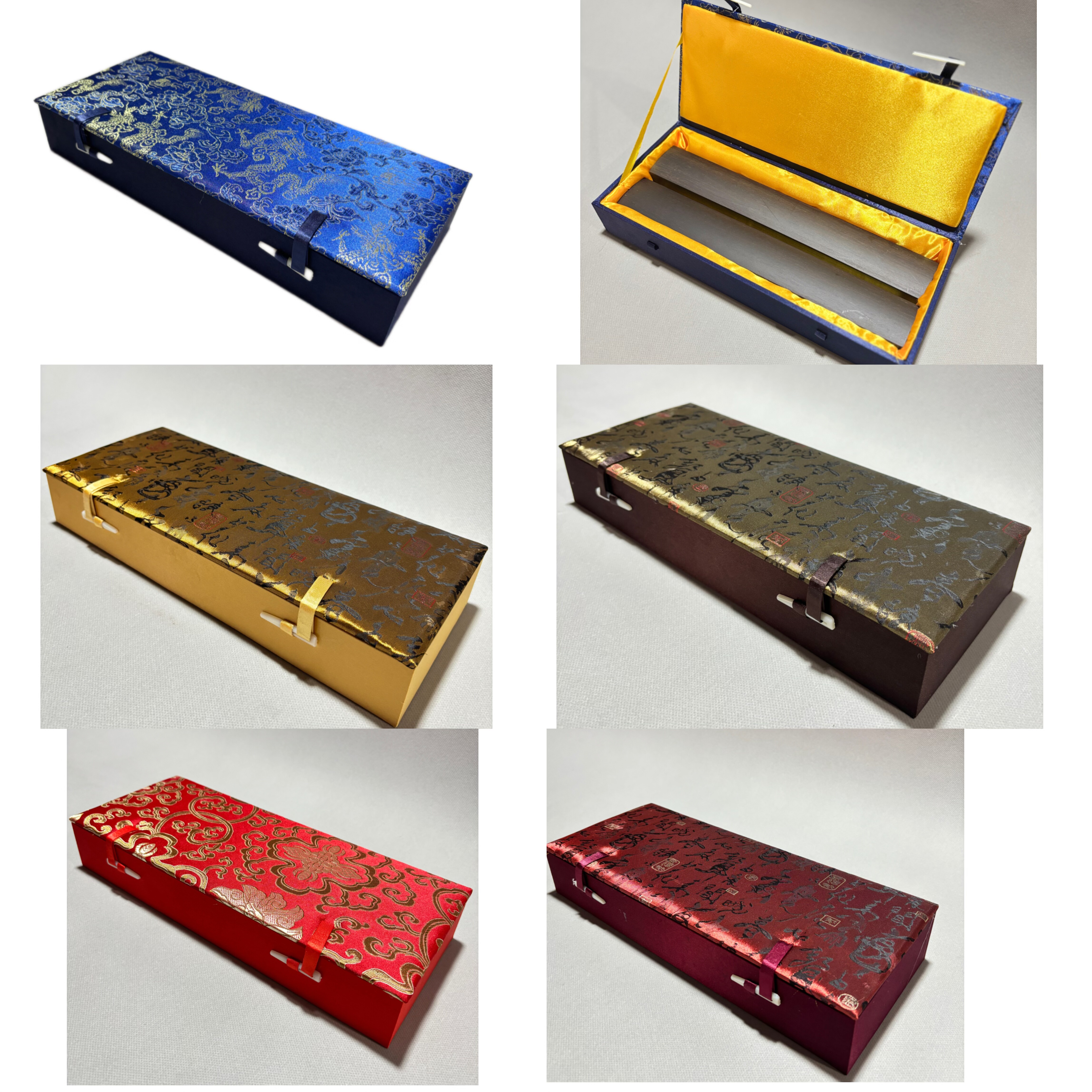 锦盒双镇尺盒筷子盒扇子车挂相框书籍木雕摆件工艺礼品包装盒定做