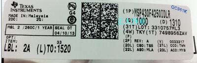 MSP430F4250IDLR  原装现货