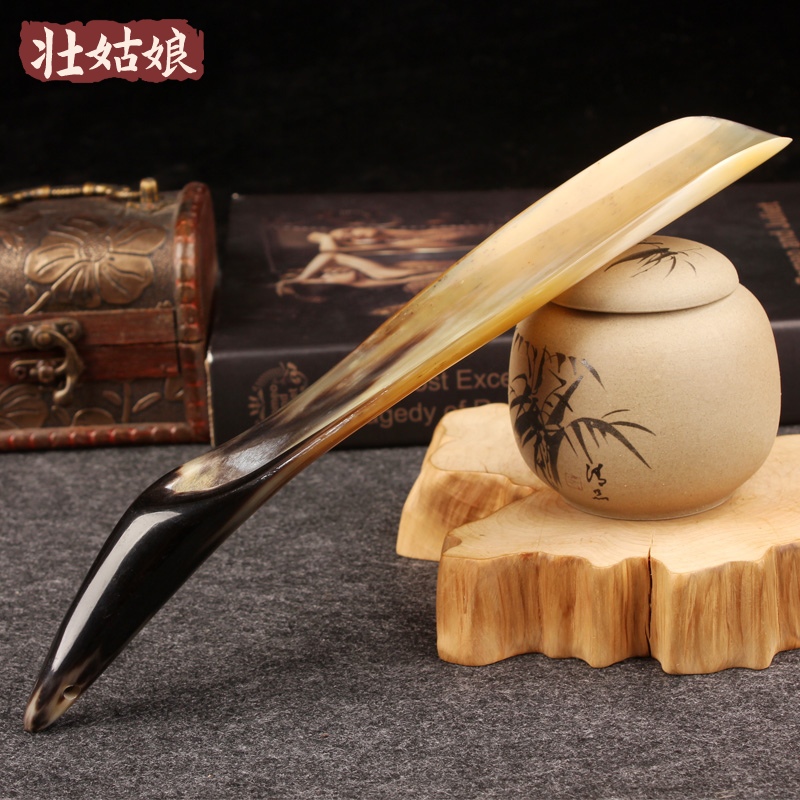 天然牛角鞋拔子穿鞋器家用鞋抽