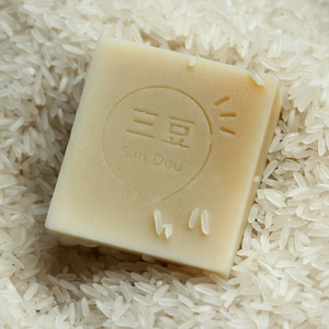 三豆大米冷制手工皂洁面皂洗脸皂纯手工香皂冷制皂