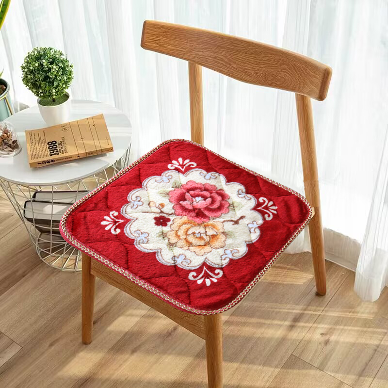 坐垫餐椅垫毛绒加厚保暖