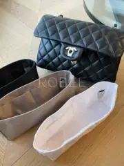 Robee/Suitable for Chanel Cf Inner Bag Organizer, Satin Waterproof Inner Bag, Organizer Bag, Insert Bag