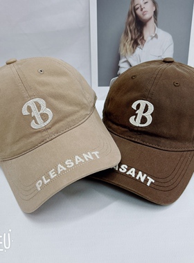 新款韩国潮牌帽子女防晒春秋款大标棒球帽遮阳鸭舌帽男CP66