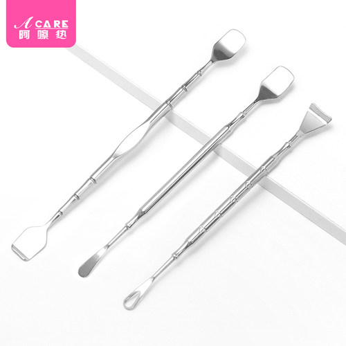 黑头铲A1pq801-便携款脸部清洁铲子刮粉刺鼻子刮板手动挤痘