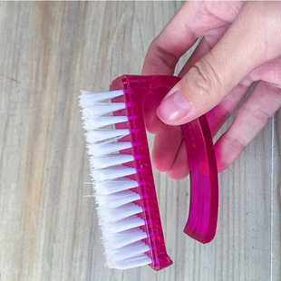 小国乐 蔬果刷子迷你清洁刷厨房多用瓜果小刷核桃刷适中毛刷2个装