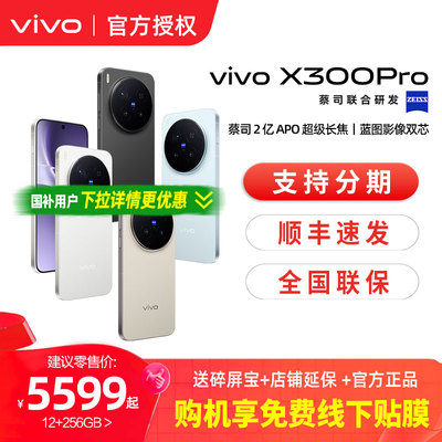 vivo X300 Pro新品蔡司2亿APO超级长焦天玑9500拍照手机官方旗舰店官网正品