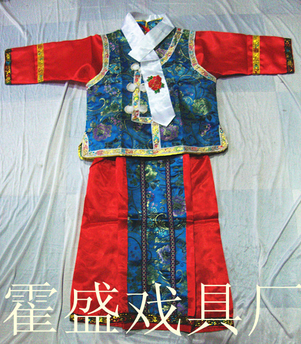戏剧服装，戏剧用品，古装戏服影楼戏照，清朝小格格服儿童款