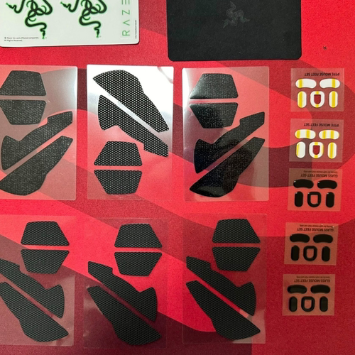 原装配件适用于雷蛇毒蝰Minise电竞游戏鼠标防滑吸汗贴/脚贴垫