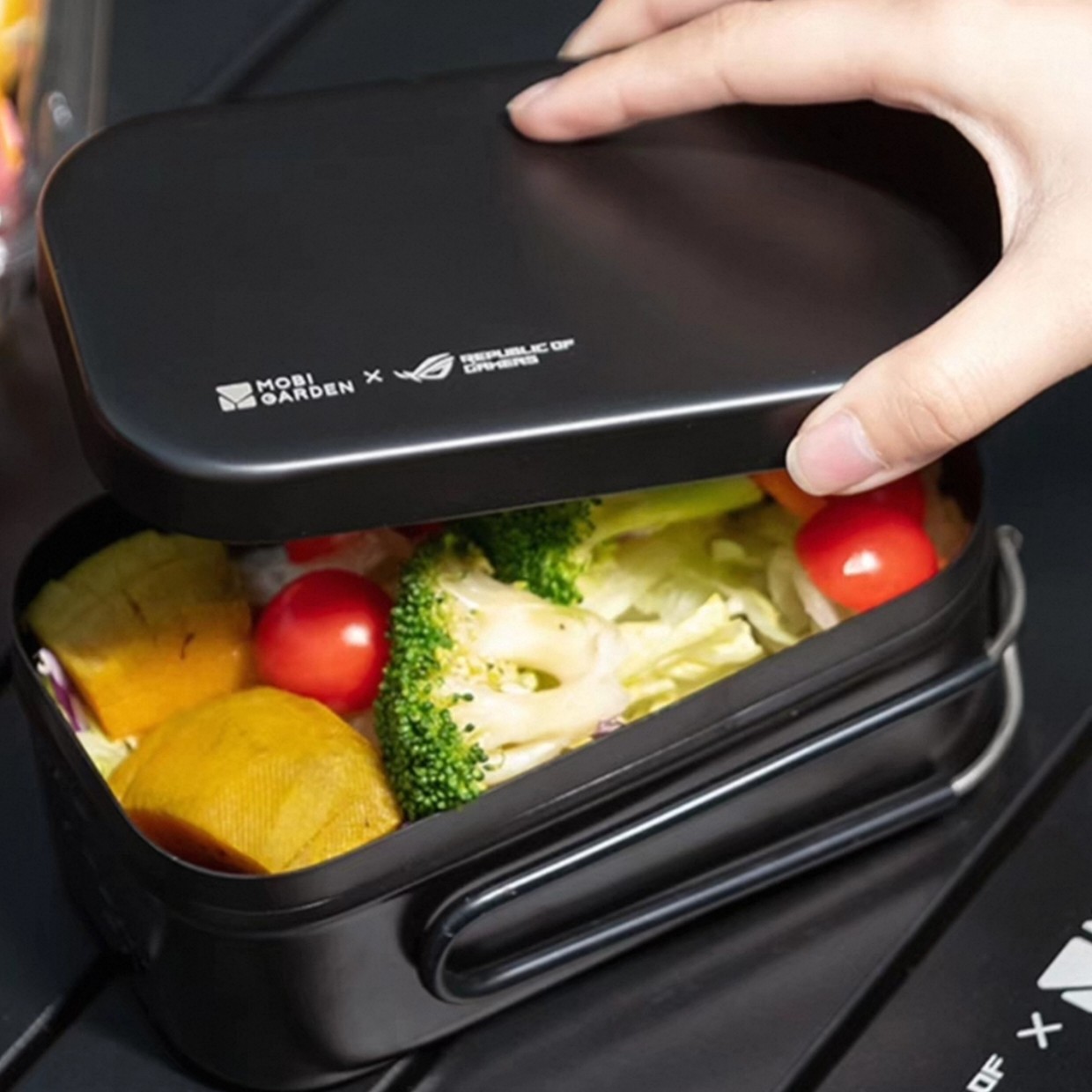 ROG玩家国度周边信仰之眼露营便当盒联名牧高限定定制食品级饭盒,户外/登山/野营/旅行用品,野餐餐具,淘宝优惠券,粉丝福利购,淘宝优惠卷