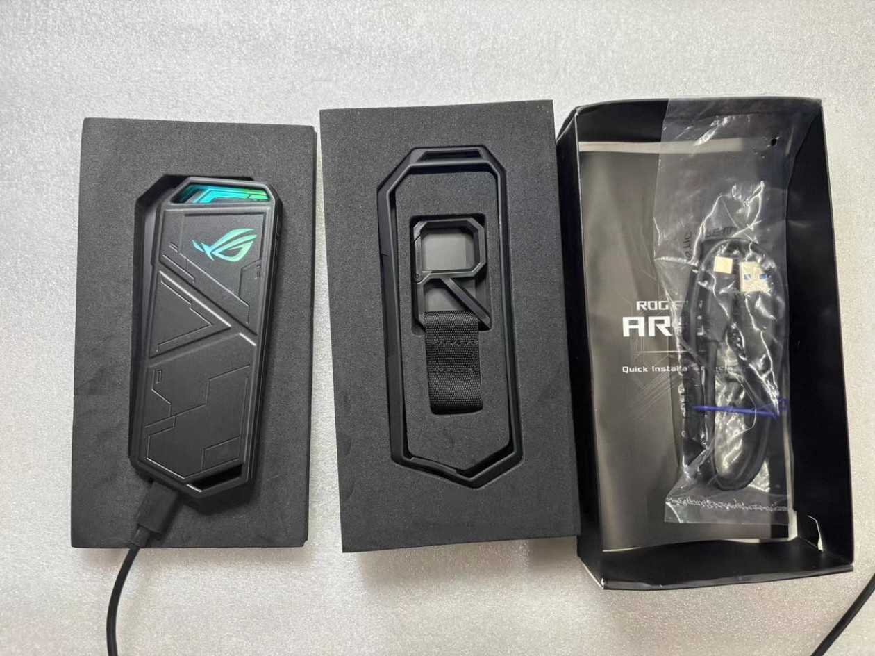 原装配件ROG玩家国度幻影硬盘盒SSD固态硬盘移动外接USB3.2接口