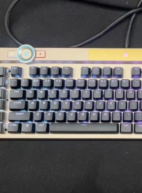 美商海盗船K100SE璀璨金机械有线宏键盘笔记本台式电脑电竞游戏