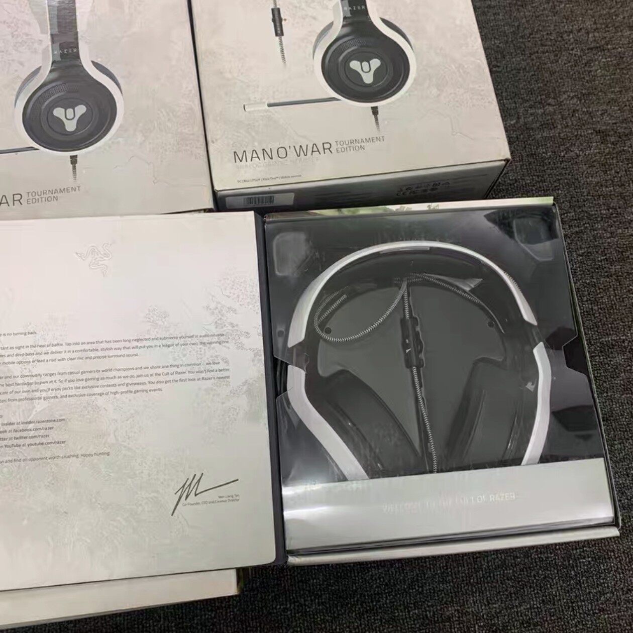 Razer雷蛇战神耳机竞技版命运2联名限定款头戴式有线游戏电竞耳机