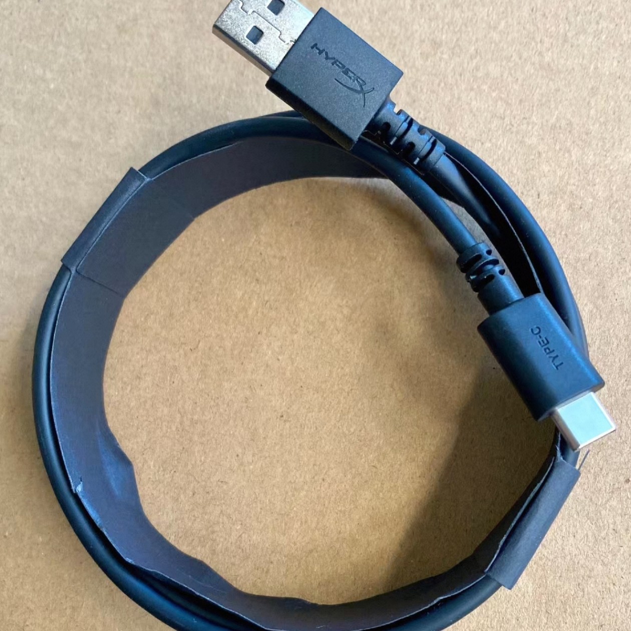 原装配件适用于Hyperx飓风毒刺2/阿尔法/天箭S无线耳机数据充电线 - 实物图