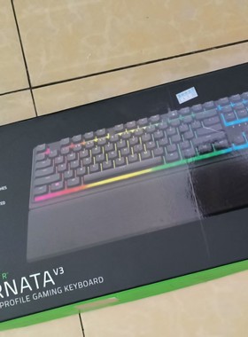 Razer雷蛇雨林狼蛛V3幻彩EGB版有线游戏电竞FPS薄膜轻机械轴键盘