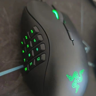 Razer雷蛇那伽梵蛇NAGA X进化版游戏自定义宏功能键有线滑鼠标