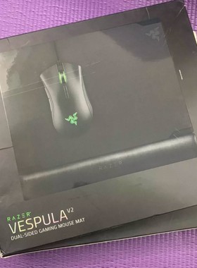 Razer雷蛇黄斑胡蜂V2游戏电竞可拆卸腕托双面粗细软硬双用鼠标垫