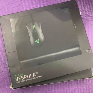Razer雷蛇黄斑胡蜂V2游戏电竞可拆卸腕托双面粗细软硬双用鼠标垫