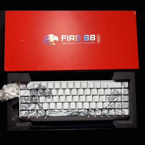 美加狮FIRE 68 ULTRA磁轴键盘限定版联名浮世绘主题游戏电竞键盘