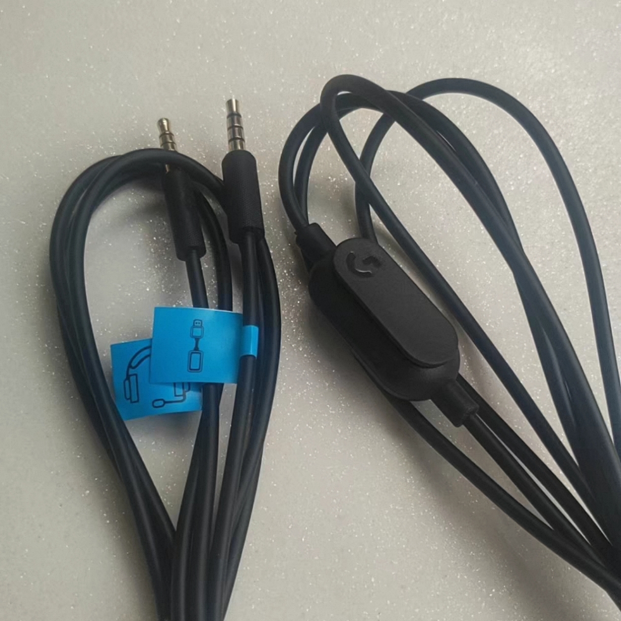 原装配件适用于罗技GPROX有线游戏头戴式耳机音频线3.5mm线控配件