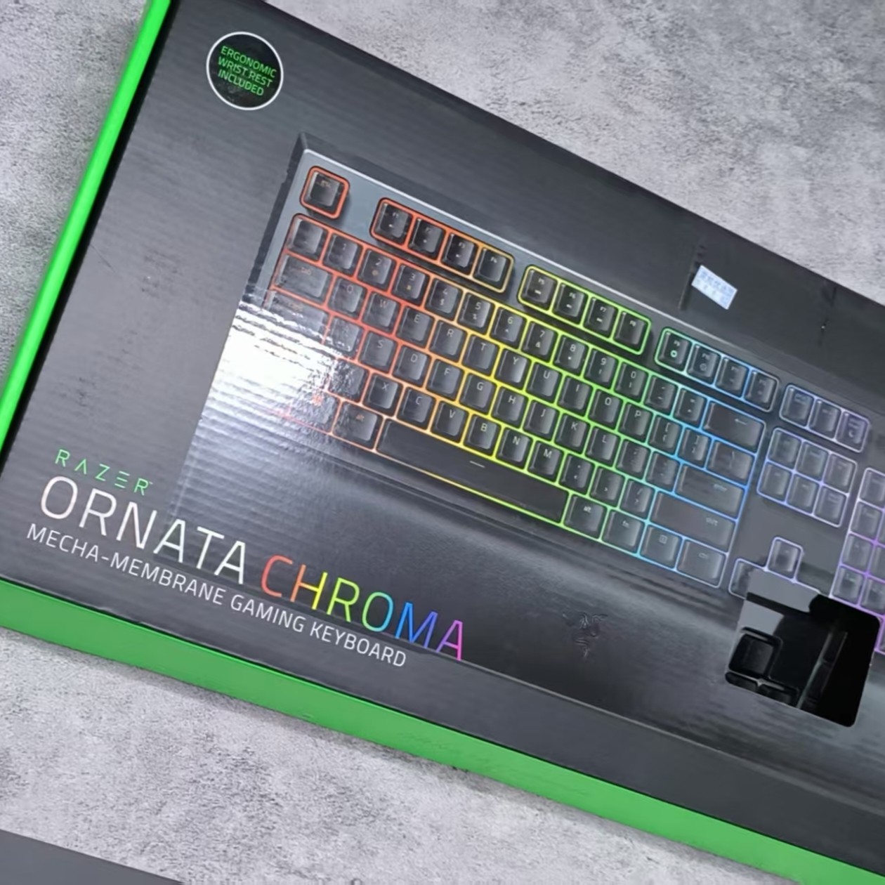 Razer雷蛇雨林狼蛛幻彩chrome版有线游戏背光电竞矮轴吃鸡键盘