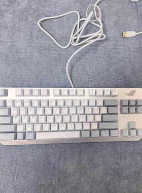 ROG玩家国度Scope游侠 NX TKL Moonlight月耀白限定有线电竞键盘