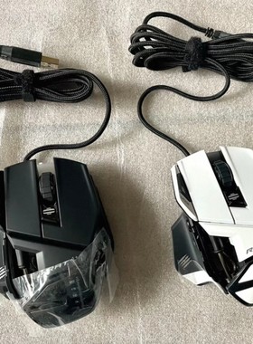 美加狮MAD CATZ赛钛客RAT4+游戏电竞专用握感饱满机械朋克风鼠标