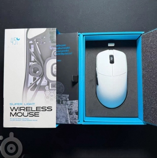 LAMZU兰族玛雅游戏电竞白灰配色FPS瓦罗兰特有无线轻量化鼠标