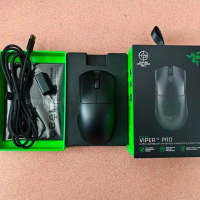 Razer雷蛇毒蝰V3Pro专业版8K电脑竞游戏电竞CS无畏契约轻量化鼠标