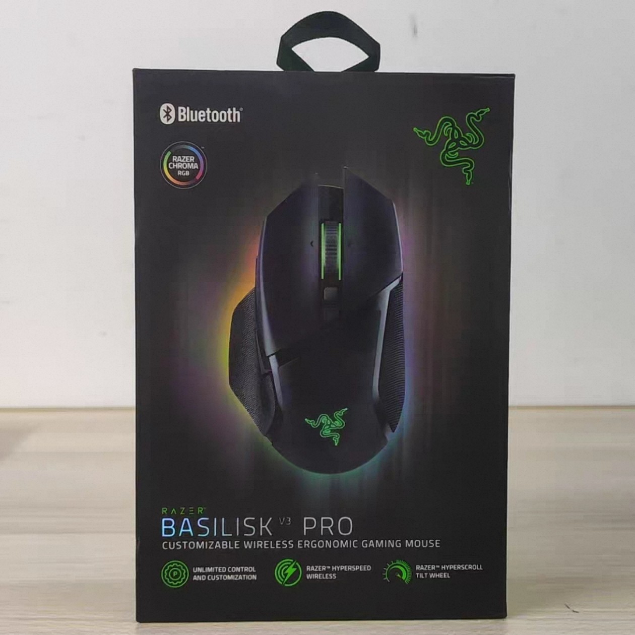 Razer雷蛇巴塞利斯蛇V3PRO专业版有无线双模电竞游戏RGB幻彩鼠标