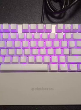 赛睿SteelSeries APEX 7 TKL GHOST 87键游戏RGB幻彩机械游戏键盘