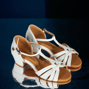 W DANCE SHOES少儿拉丁舞悠悠同款专业拉丁舞鞋国际T带版舞蹈鞋